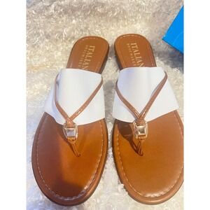 Italian Shoemaker Brown Sandals Women's Size 8 NIB